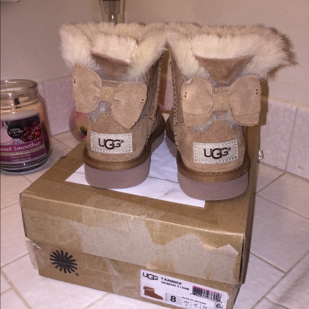 Toddler Kandice bow uggs
